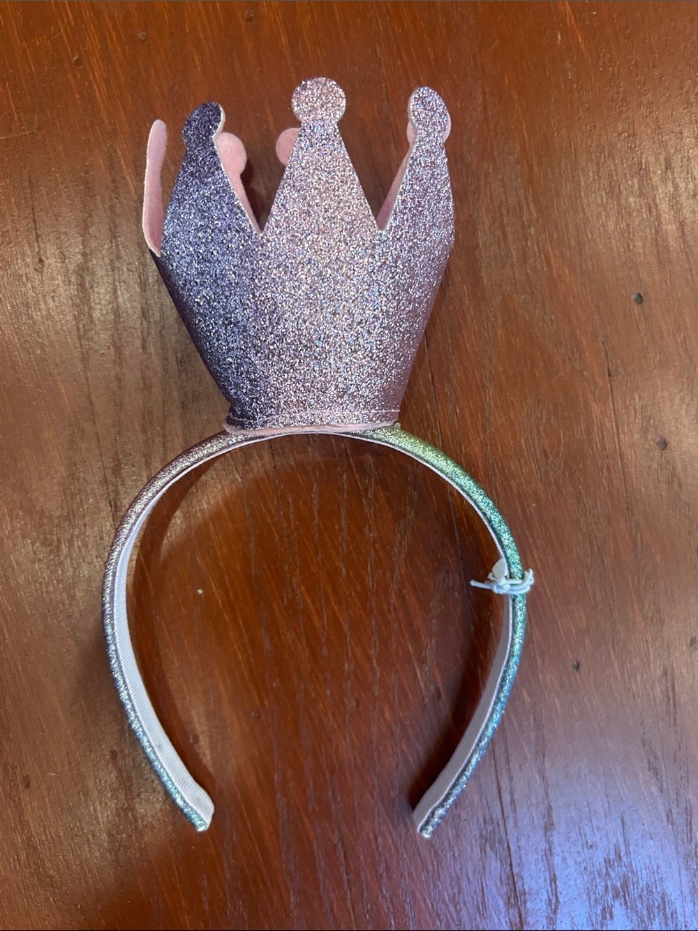 Gymboree Sparkle Crown Headband in Iridescent Lavender